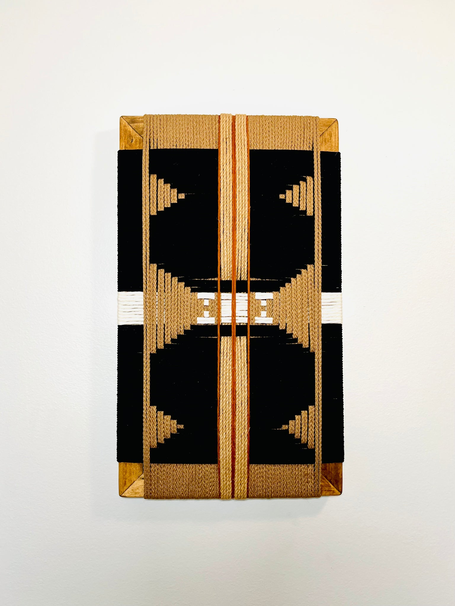 Mid-Century Modern Woven Wall Art ║Handcrafted Wall Decor