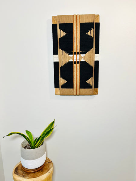 Mid-Century Modern Woven Wall Art ║Handcrafted Wall Decor