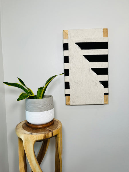 Mid-Century Modern Woven Wall Art ║Handcrafted Wall Decor