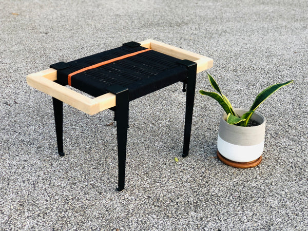 Mid-Century Modern Style Handmade Entryway Bench