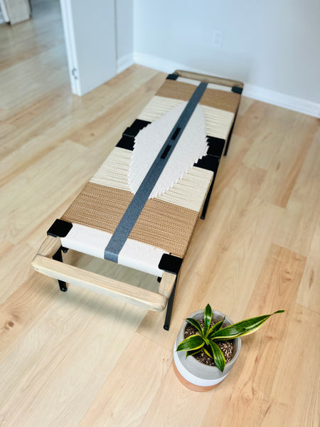 Mid-Century Modern Style Handmade Entryway Bench