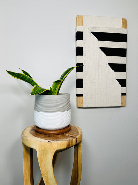 Mid-Century Modern Woven Wall Art ║Handcrafted Wall Decor